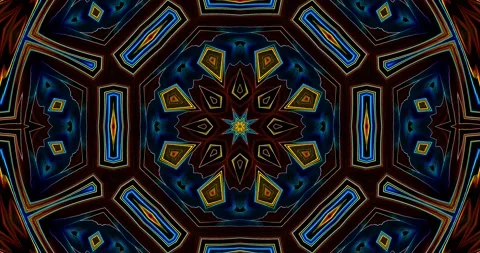 Gorgeous Multicolor Abstract Line Pattern Background Seamless Loop Stock Footage 160729732