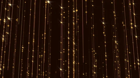 Gorgeous Particles Animated Flicker Background Glitter Wall Golden Stock Footage 87127811