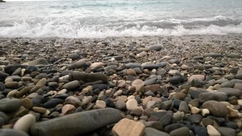 A gorgeous quarrying beach Foto stock