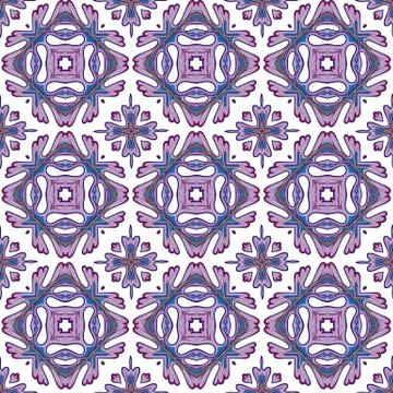 Gorgeous seamless patchwork pattern from colorful Moroccan tiles, ornaments. Can Illustrazione stock