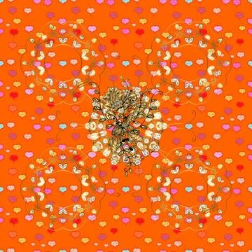 Gorgeous seamless patchwork pattern from colorful Moroccan, Portuguese tiles. Pa Stock Illustration