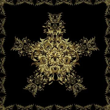 Gorgeous seamless patchwork pattern from colorful Moroccan, Portuguese tiles. Pa Stock Illustration