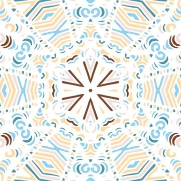 Gorgeous seamless patchwork pattern Stock Illustration