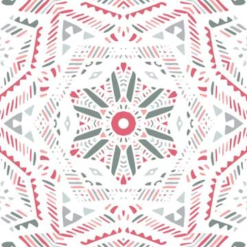 Gorgeous seamless patchwork pattern Stock Illustration