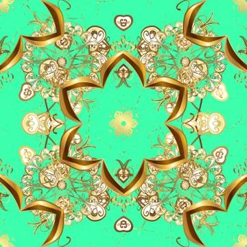 Gorgeous seamless patchwork pattern from Moroccan, Portuguese tiles. Vector. Ara Illustrazione stock