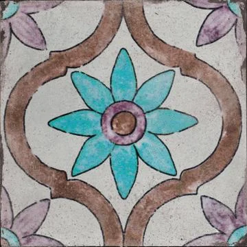 Gorgeous seamless patchwork pattern Moroccan tile. Stock Photos