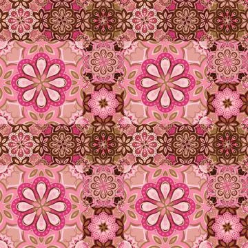 Gorgeous seamless  pattern from dark blue and white Moroccan, Portuguese  tiles Illustrazione stock