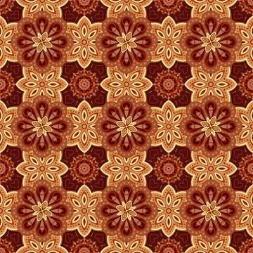 Gorgeous seamless  pattern from dark blue and white Moroccan, Portuguese  tiles Иллюстрация
