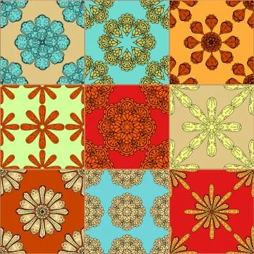 Gorgeous seamless pattern Illustrazione stock