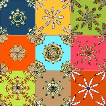 Gorgeous seamless pattern Illustrazione stock