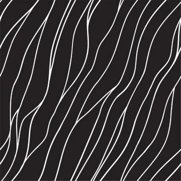 Gorgeous seamless wave background Stock Illustration