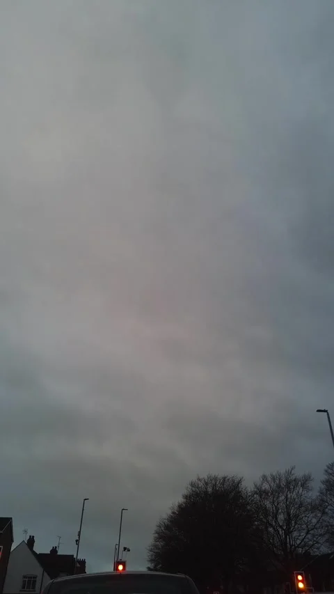 Gorgeous Sky and Clouds over Central London City During Car Drive Stock Footage 331666016