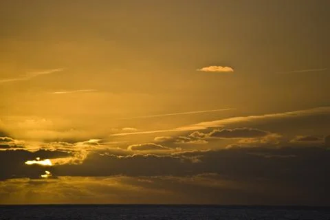 Gorgeous sunset Stock Photos