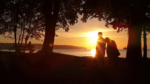 Gorgeous sunset in Vancouver 01 動画素材 30248776
