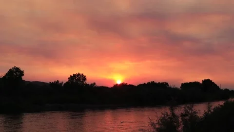 Gorgeous Timelapse Sunset 스톡 동영상 137124087