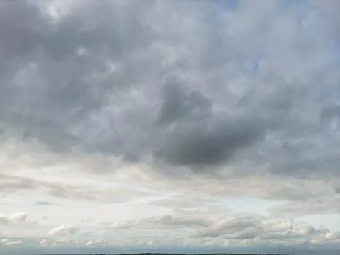 Gorgeous View of Dramatic Sky and Clouds over England UK Stock Photos