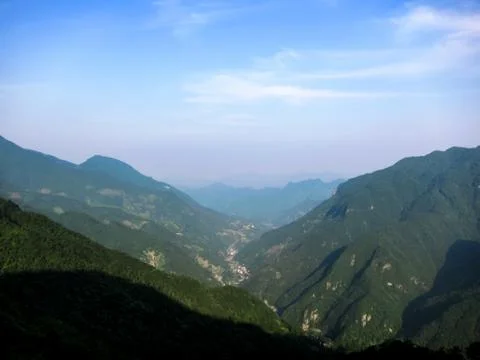 A Gorgeous View of the Mountains Stock Photos