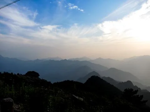 A Gorgeous View of the Mountains Stock Photos