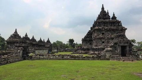 Gorgeous view of Temple with cloudy sky Fotos Stock