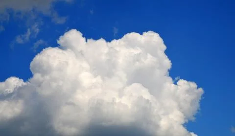Gorgeous white cloud Stock Photos
