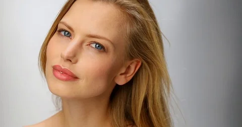 Gorgeous young blond Stock Footage 80498113