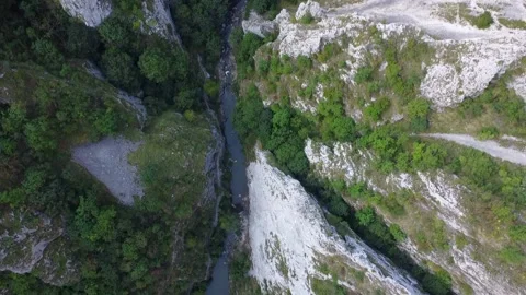 Gorges Aerial View Stock Footage 164264533