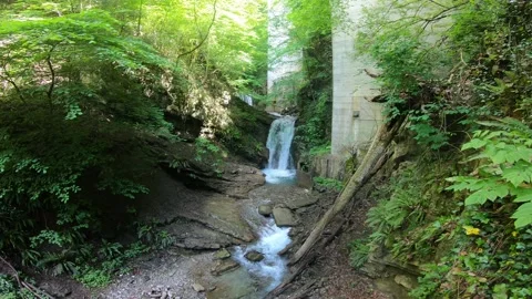 Gorges du Chauderon, 16 May 2020, Switzerland. 库存影片 130522860