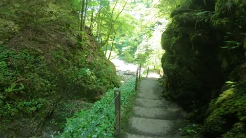 Gorges du Chauderon, 16 May 2020, Switzerland. Stock Footage 130523189