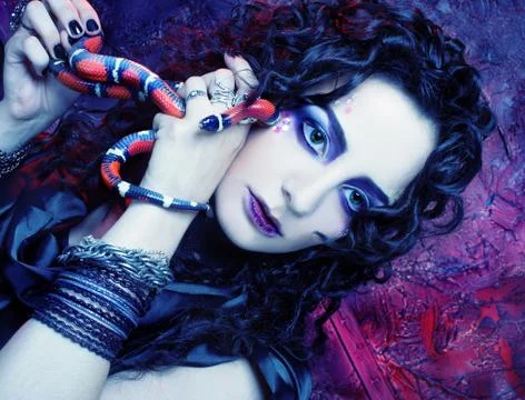 Gorgon. Stock Photos