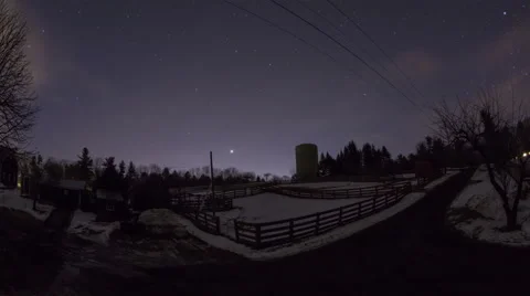 Gorham Farm Night to Day Stock Footage 68269432