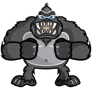 Gorilla Stock Illustration