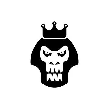 Gorilla king logo design. Stock Illustration