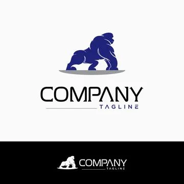 Gorilla logo Stock Illustration