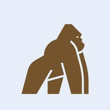 Gorilla Logo Stock Illustration