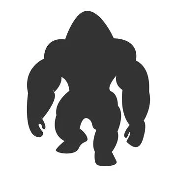 The gorilla vector illustration Stock Illustration