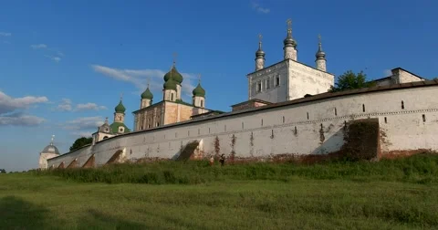 Goritsky Assumption Monastery, historical-architectural and art Museum-reserve Stock Footage 65509740