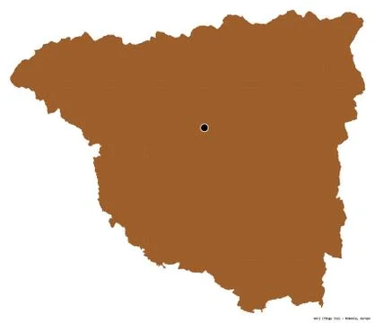 Gorj, county of Romania, on white. Pattern Stock Illustration