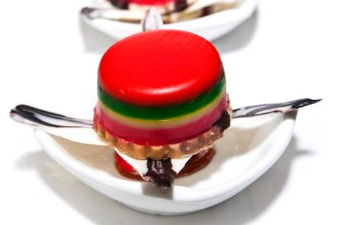 Gormet candy macaron Stock Photos