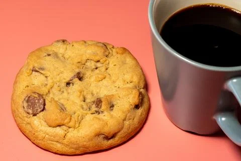 Gormet Cookie on a pink Background Stock Photos