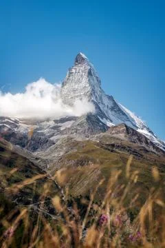 Gornergrat Train up to Matterhorn Viewpoint Stock Photos