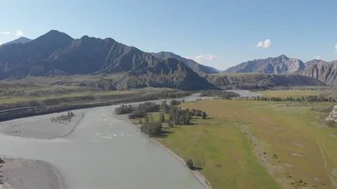 Gorny Altai. Chuya River. Stock Footage