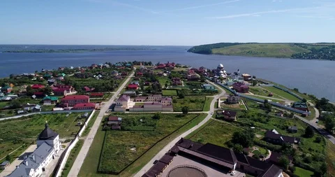 Gorod-ostrov 2 color Stock Footage 103423313