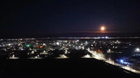 Город с луной Photos