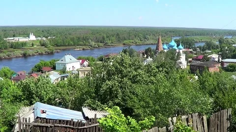 Gorodets, Russia 스톡 동영상 59859359