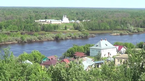 Gorodets, Russia 스톡 동영상 59859360