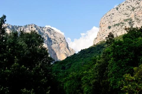 Gorropu canyon Stock Photos