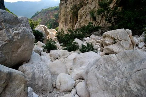 Gorropu canyon Stock Photos