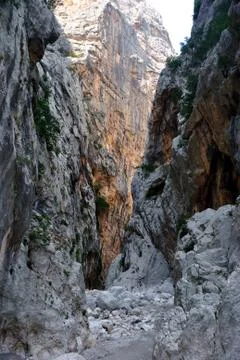 Gorropu canyon Stock Photos