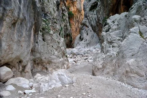 Gorropu canyon Stock Photos