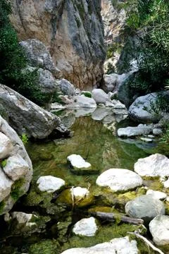 Gorropu canyon Stock Photos
